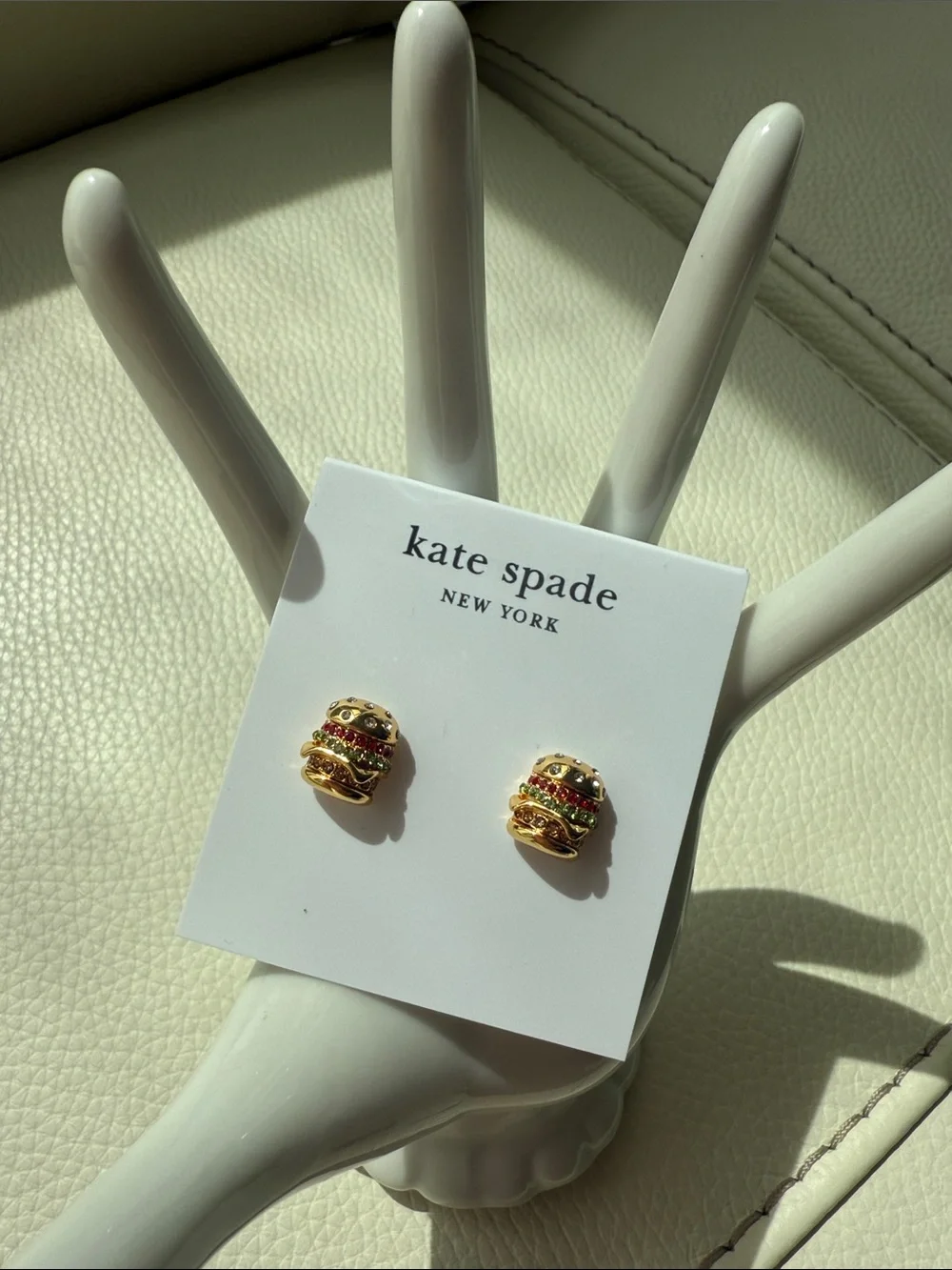 Kate Spade Fast‎ Food Burger Studs